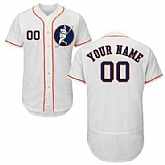 Astros White Customized Flexbase New Design Jersey,baseball caps,new era cap wholesale,wholesale hats
